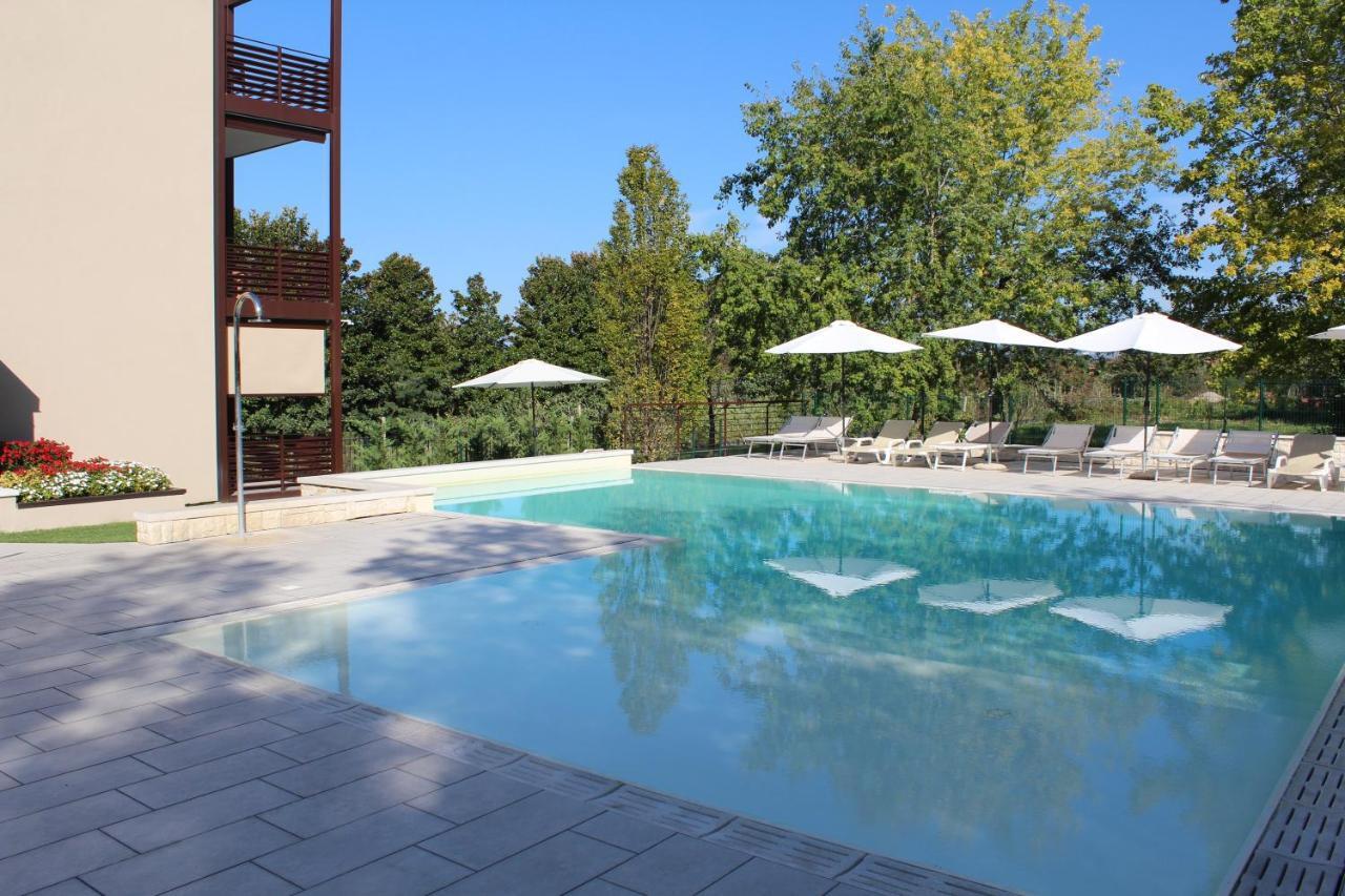 Residenza Sante Aparthotel Lazise Bagian luar foto